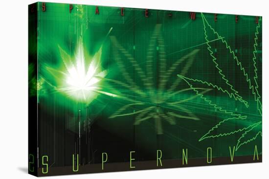 Space-Weed Supernova-null-Stretched Canvas