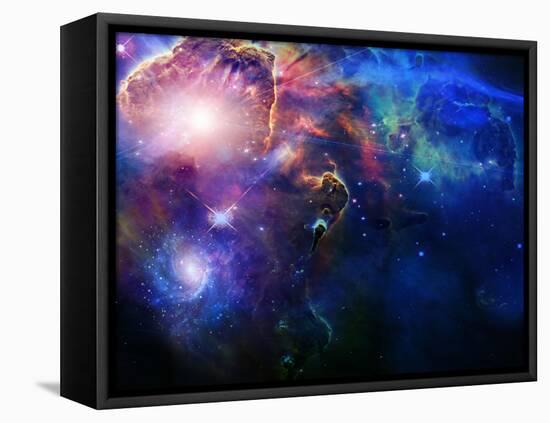 Space-rolffimages-Framed Stretched Canvas