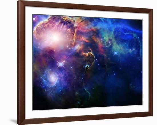 Space-rolffimages-Framed Art Print