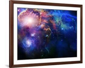 Space-rolffimages-Framed Art Print