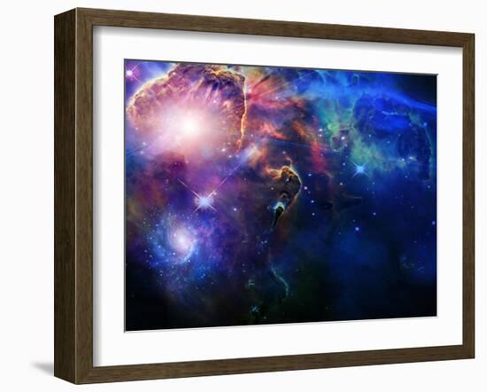 Space-rolffimages-Framed Art Print