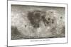 Spacecraft on the Moon, Lunar Map-Detlev Van Ravenswaay-Mounted Photographic Print