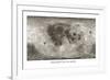 Spacecraft on the Moon, Lunar Map-Detlev Van Ravenswaay-Framed Photographic Print