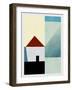 Spaces Bleu House-Ana Rut Bre-Framed Giclee Print