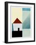 Spaces Bleu House-Ana Rut Bre-Framed Giclee Print