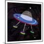 Spaceship Adventure Four-Jace Grey-Mounted Art Print