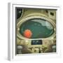 Spaceship Interior-Benchart-Framed Art Print