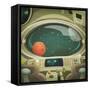 Spaceship Interior-Benchart-Framed Stretched Canvas