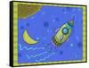 Spaceship-Viv Eisner-Framed Stretched Canvas