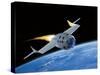 SpaceShipOne, Artwork-Henning Dalhoff-Stretched Canvas