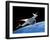 SpaceShipOne, Artwork-Henning Dalhoff-Framed Premium Photographic Print