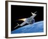 SpaceShipOne, Artwork-Henning Dalhoff-Framed Photographic Print