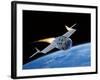 SpaceShipOne, Artwork-Henning Dalhoff-Framed Photographic Print