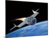 SpaceShipOne, Artwork-Henning Dalhoff-Mounted Photographic Print