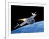 SpaceShipOne, Artwork-Henning Dalhoff-Framed Photographic Print