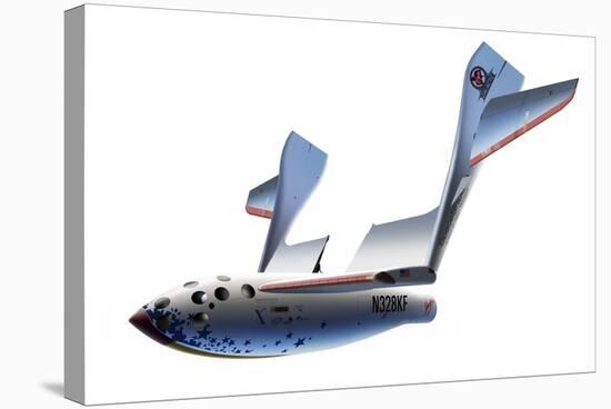 SpaceShipOne Re-entry, Artwork-Detlev Van Ravenswaay-Stretched Canvas