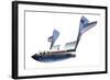 SpaceShipOne Re-entry, Artwork-Detlev Van Ravenswaay-Framed Premium Photographic Print