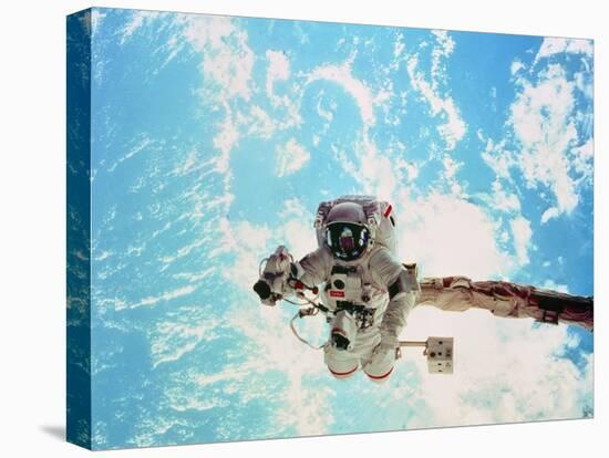 Spacewalk During Shuttle Mission STS-69-null-Stretched Canvas