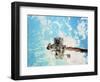 Spacewalk During Shuttle Mission STS-69-null-Framed Premium Photographic Print