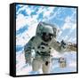 Spacewalk During Shuttle Mission STS-69-null-Framed Stretched Canvas