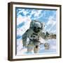 Spacewalk During Shuttle Mission STS-69-null-Framed Premium Photographic Print