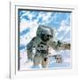 Spacewalk During Shuttle Mission STS-69-null-Framed Photographic Print