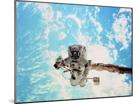 Spacewalk During Shuttle Mission STS-69-null-Mounted Photographic Print