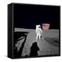 Spacewalk of Edgar Mitchell on Apollo 14 Mission, 1971-null-Framed Stretched Canvas