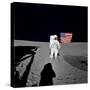Spacewalk of Edgar Mitchell on Apollo 14 Mission, 1971-null-Stretched Canvas