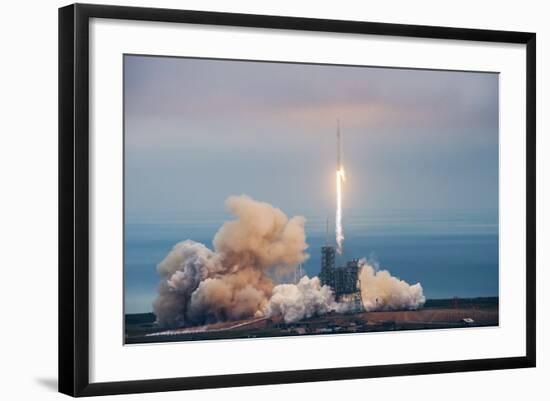 Spacex Crs-10 Launch-null-Framed Photographic Print