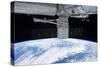 Spacex Dragon During its Docking with the International Space Station-null-Stretched Canvas