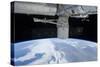 Spacex Dragon During its Docking with the International Space Station-null-Stretched Canvas