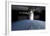 Spacex Dragon During its Docking with the International Space Station-null-Framed Photographic Print