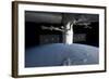 Spacex Dragon During its Docking with the International Space Station-null-Framed Photographic Print