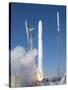 Spacex?S Falcon 9 Rocket and Dragon Spacecraft Lift Off from Cape Canaveral Air Force Station-null-Stretched Canvas