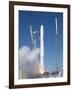 Spacex?S Falcon 9 Rocket and Dragon Spacecraft Lift Off from Cape Canaveral Air Force Station-null-Framed Photo