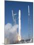 Spacex?S Falcon 9 Rocket and Dragon Spacecraft Lift Off from Cape Canaveral Air Force Station-null-Mounted Photo