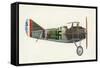 Spad S XIII-English School-Framed Stretched Canvas