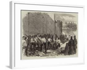 Spade Drill at the Tower-null-Framed Giclee Print