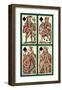 Spades (Bauern Hochzeit Deck)-Andreas Benedictus Gobl-Framed Art Print