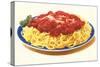 Spaghetti Bolognese-null-Stretched Canvas