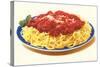 Spaghetti Bolognese-null-Stretched Canvas