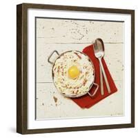 Spaghetti Carbonara with Egg-Thomas Dhellemmes-Framed Photographic Print