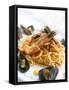 Spaghetti Di Frutti Di Mare (Spaghetti with Seafood)-null-Framed Stretched Canvas