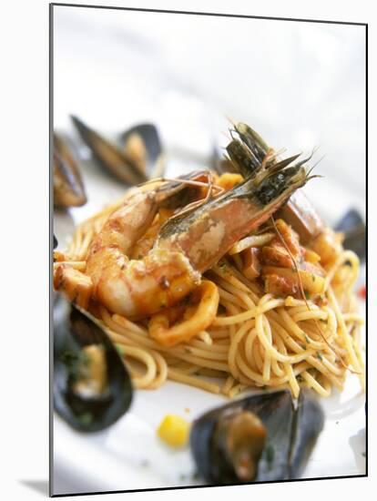 Spaghetti Di Frutti Di Mare (Spaghetti with Seafood)-null-Mounted Photographic Print