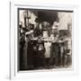 Spaghetti Vendor, C1908-null-Framed Photographic Print