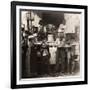 Spaghetti Vendor, C1908-null-Framed Photographic Print