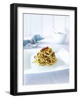 Spaghetti with Dried Tomatoes, Herbs and Olives-Daniel Reiter-Framed Photographic Print