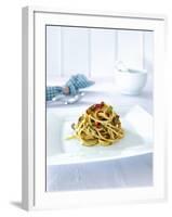 Spaghetti with Dried Tomatoes, Herbs and Olives-Daniel Reiter-Framed Photographic Print