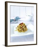 Spaghetti with Dried Tomatoes, Herbs and Olives-Daniel Reiter-Framed Photographic Print